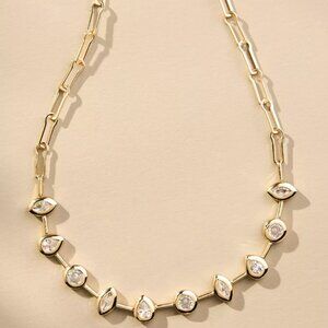 Anthropologie paper clip necklace new with tags